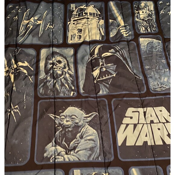 Vintage Star Wars Empire Strikes Back Comforter Twin/ Full 72x86 Jay Franco - Picture 11 of 16